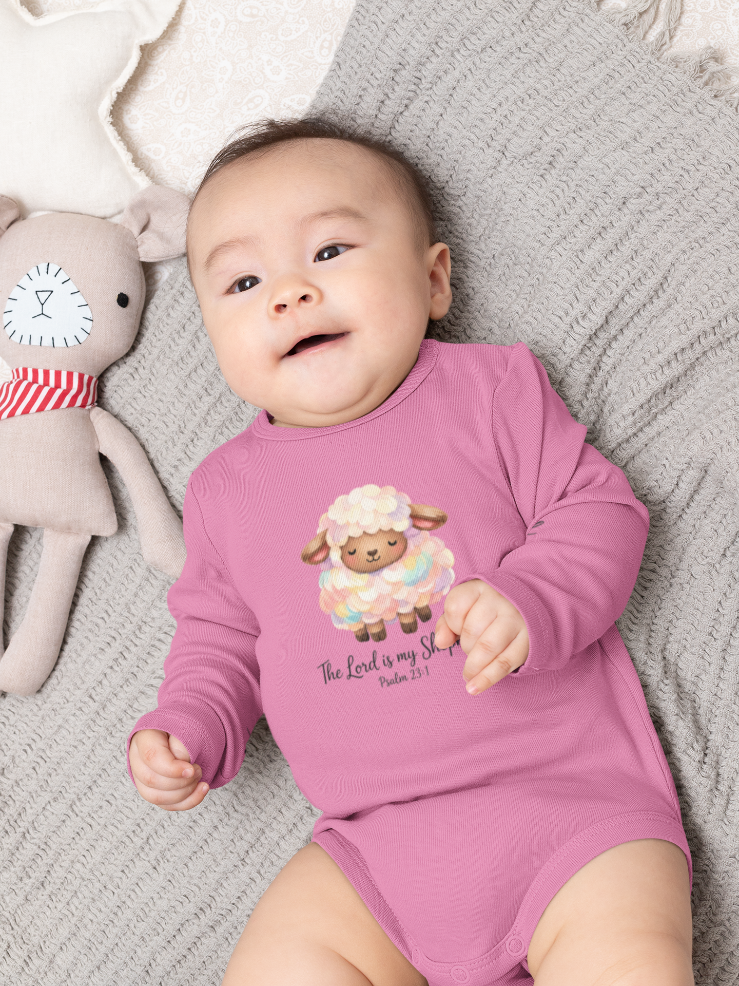 The Lord is My Shepherd Baby Onesie | Christian Baby Bodysuit
