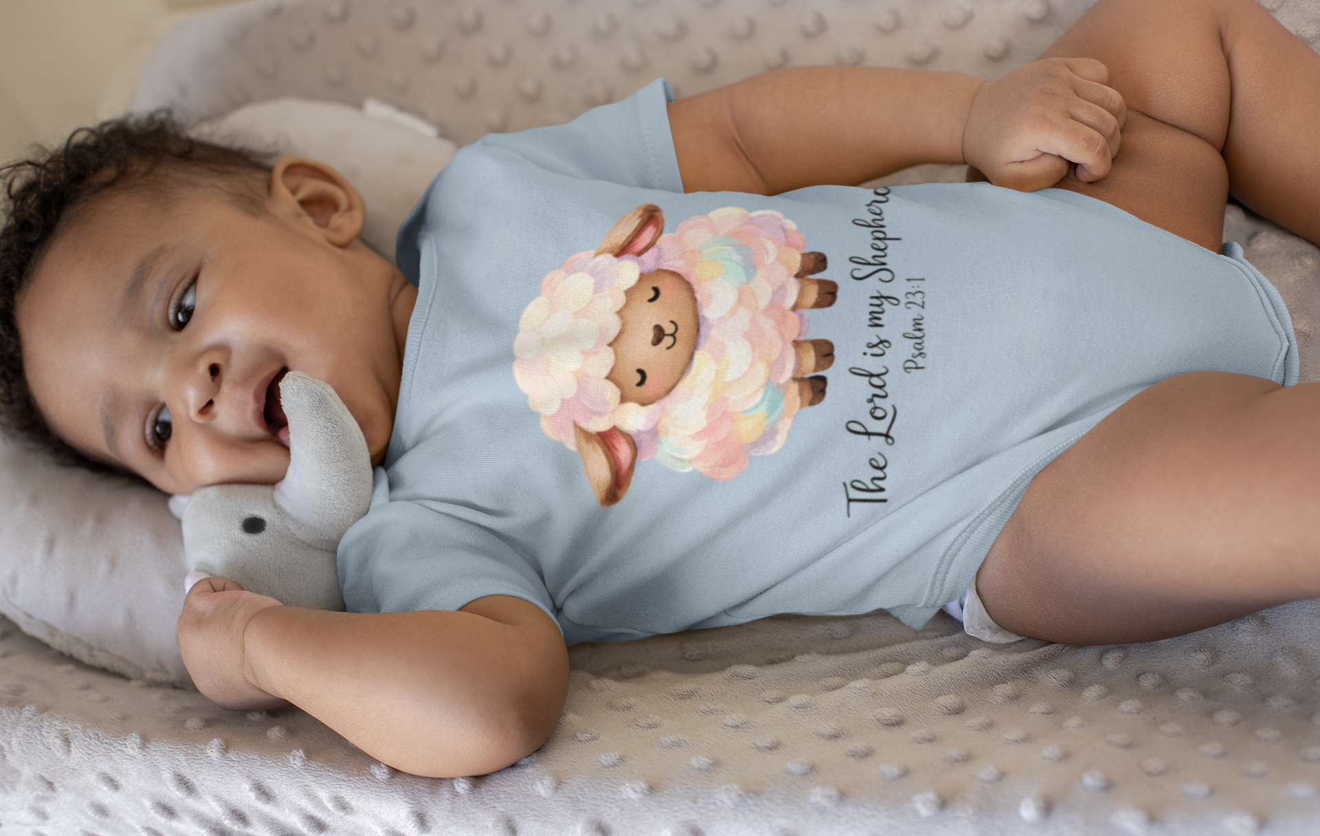 The Lord is My Shepherd Baby Onesie | Christian Baby Bodysuit