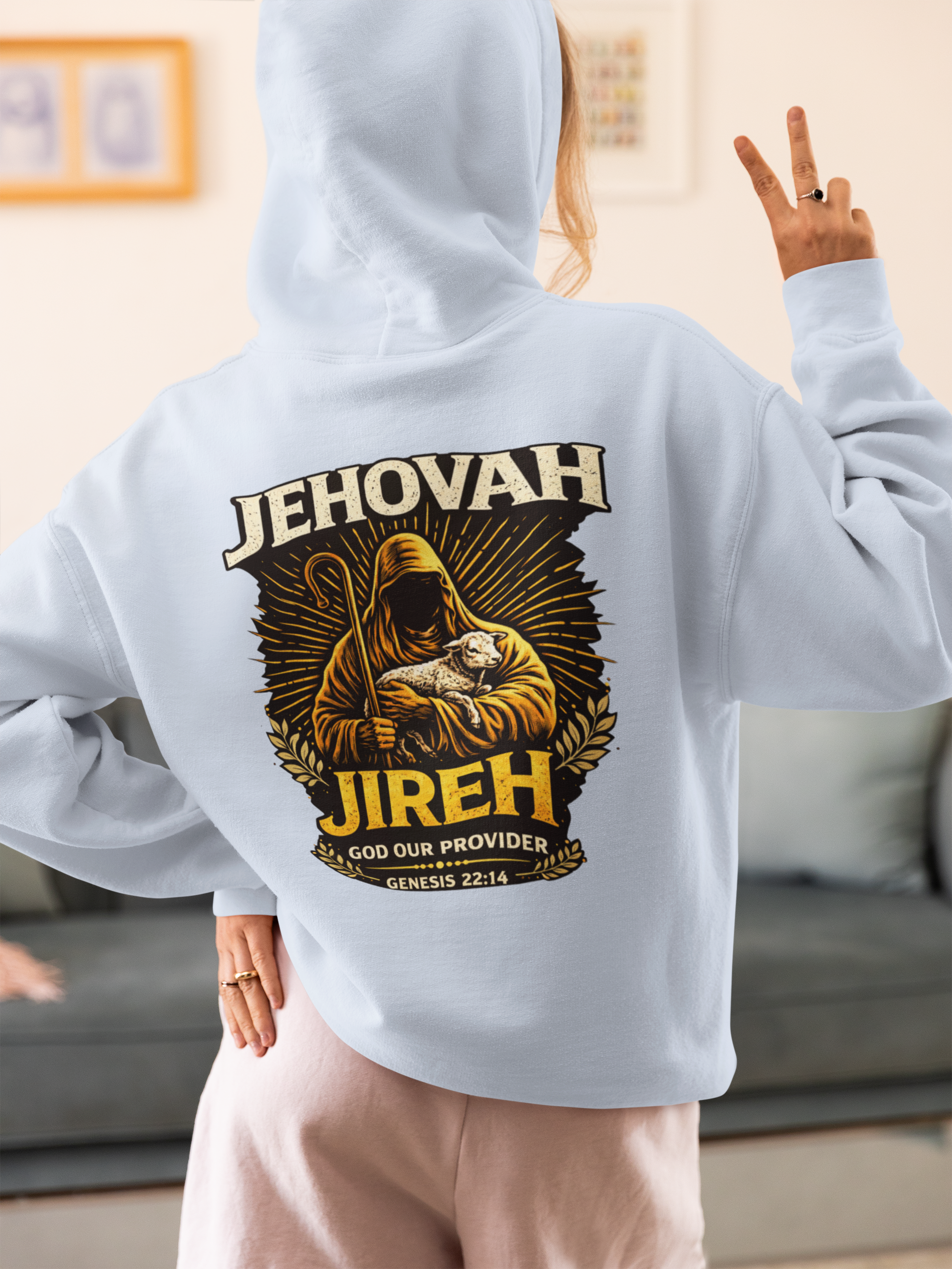 Jehovah Jireh "God Our Provider" Unisex Hooded Sweatshirt