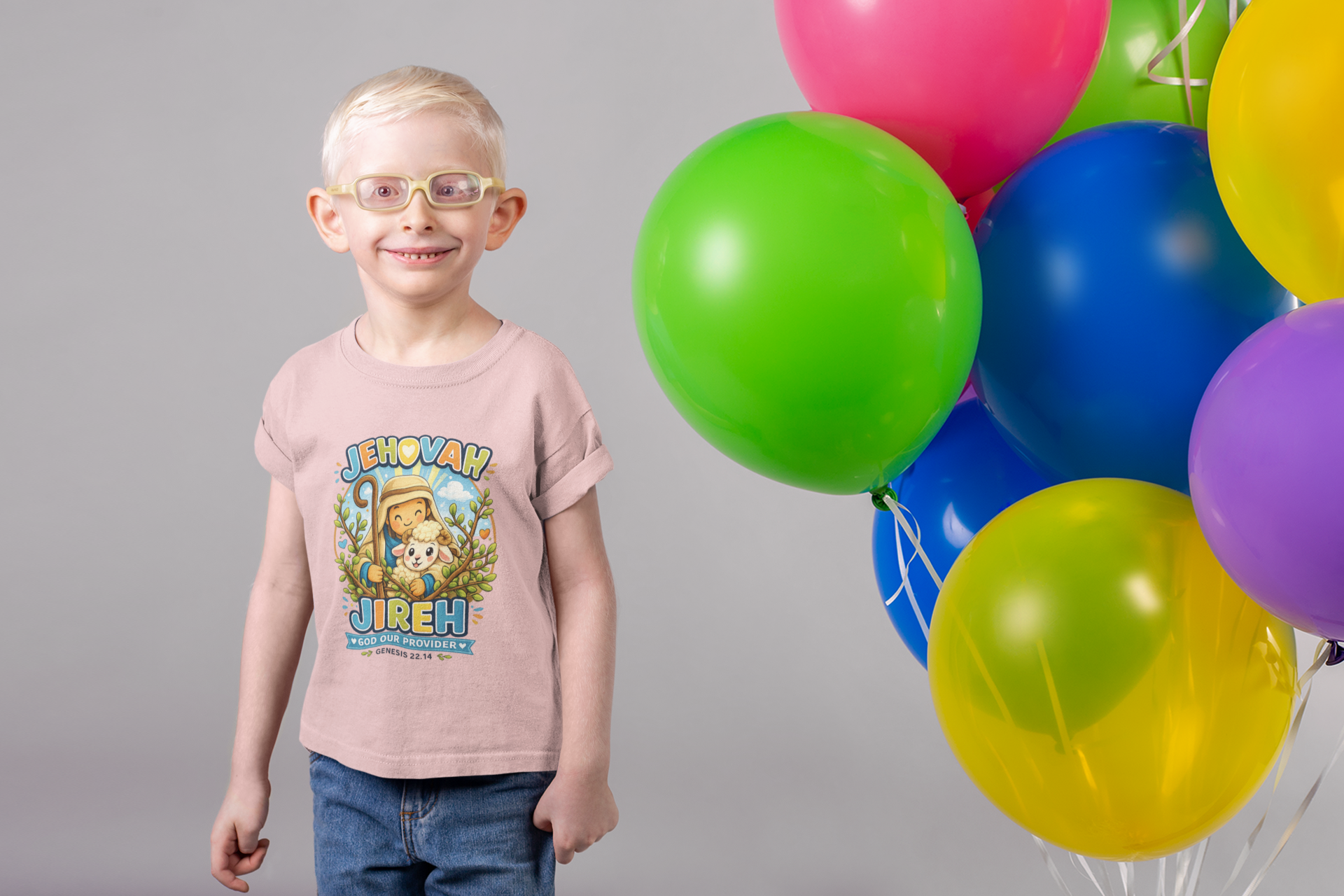 Jehovah Jireh T-Shirt for Kids - Religious Christian Tee for Boys & Girls