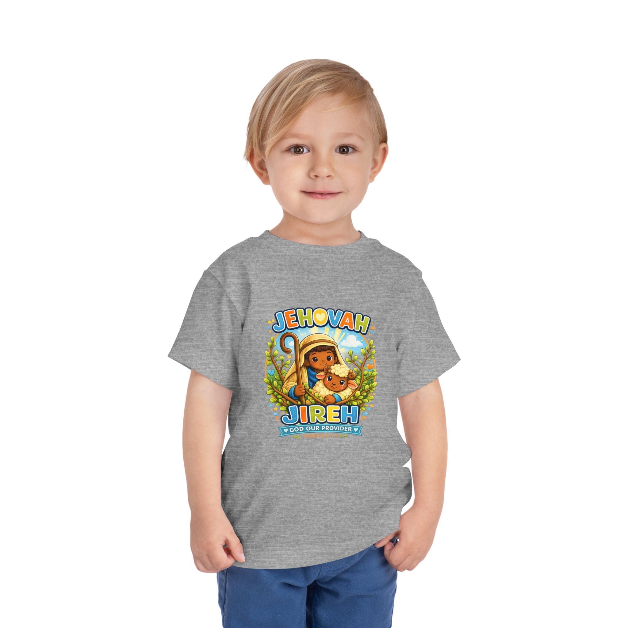 Jehovah Jireh Bible Verse Youth T-Shirt | Soft Cotton Christian Gift for Kids