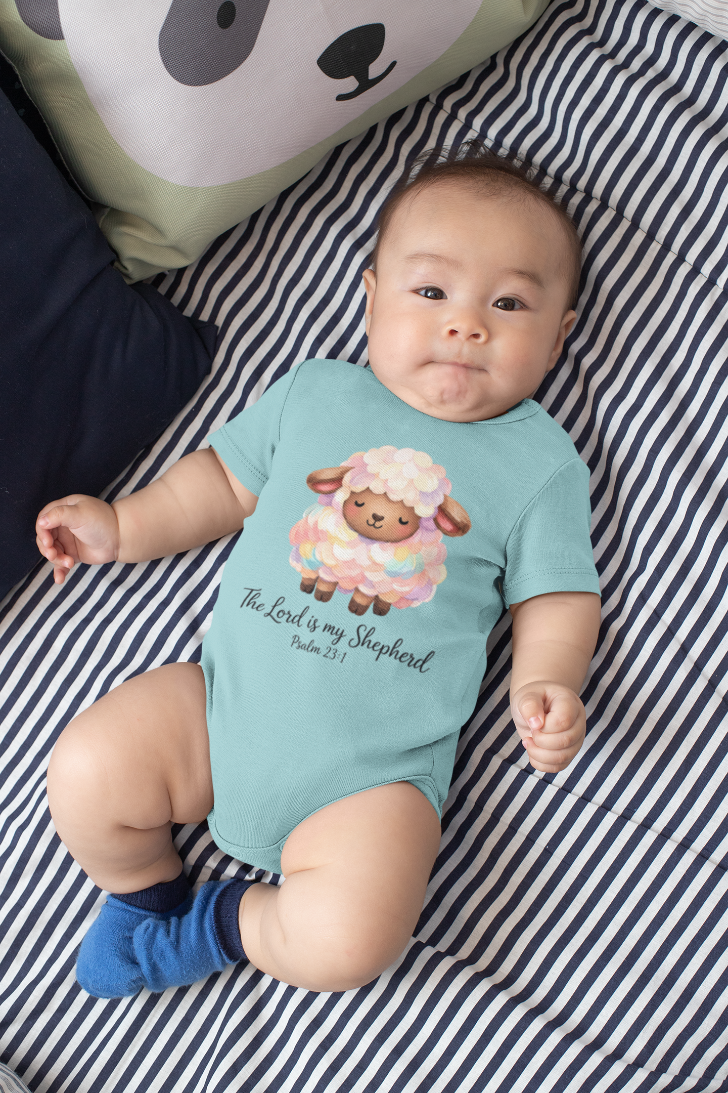 The Lord is My Shepherd Baby Onesie | Christian Baby Bodysuit