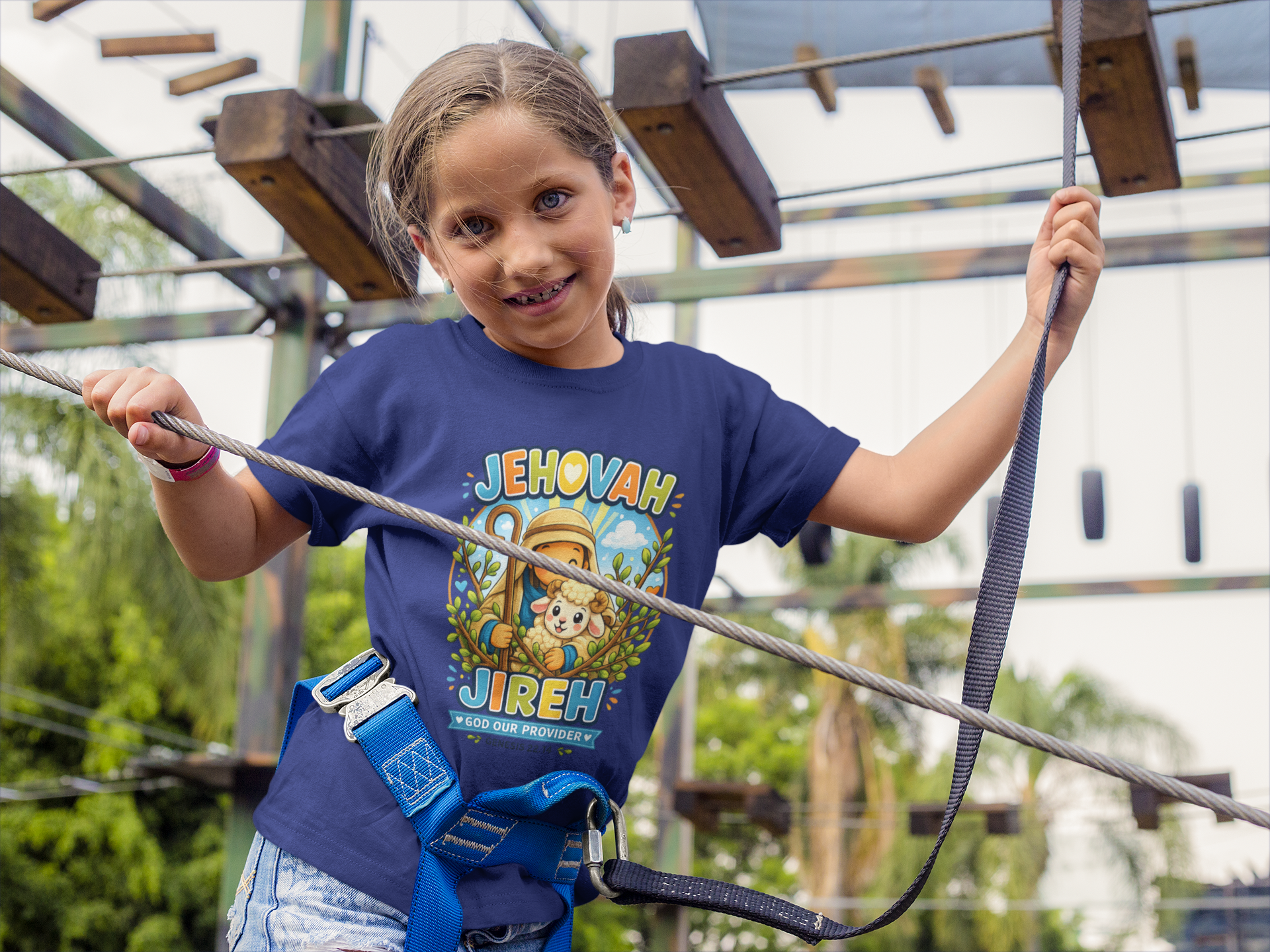Jehovah Jireh T-Shirt for Kids - Religious Christian Tee for Boys & Girls