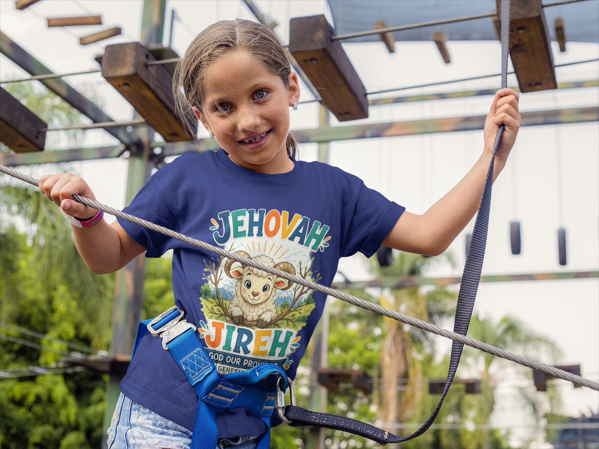 Jehovah Jireh Christian T-Shirt for Kids | God Our Provider Faith Apparel