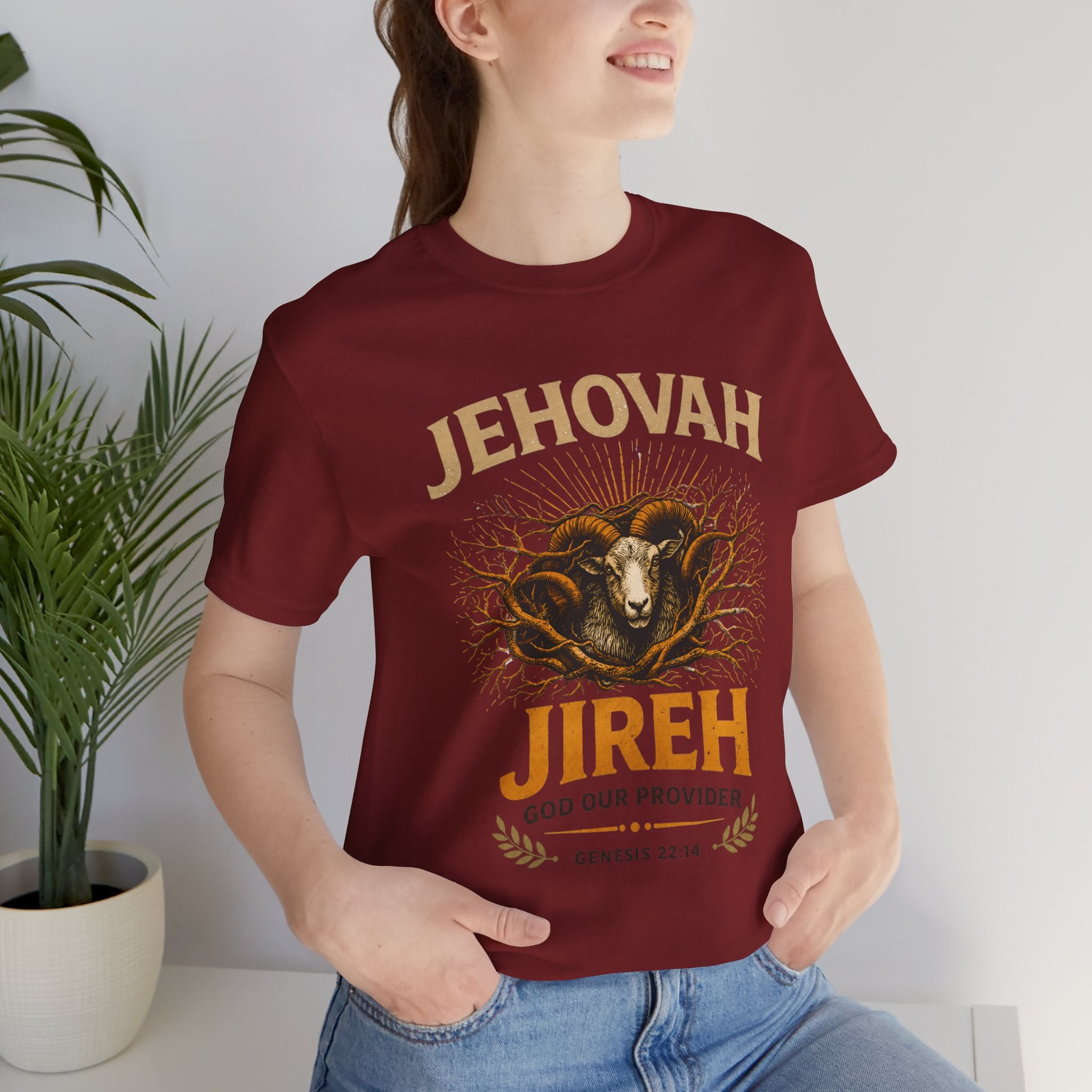Jehovah Jireh God Our Provider Tee - Soft Unisex Christian Shirt